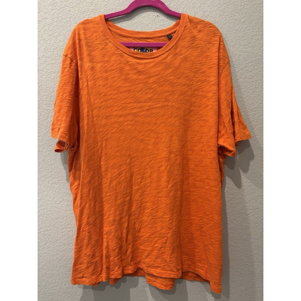 ATM Anthony Thomas Melillo Orange T Shirt Men’s XXL Lightweight 100% Cotton